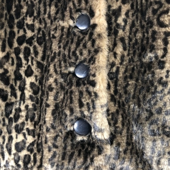 Free People Leopard Faux Fur Coat - Picture 11 of 16